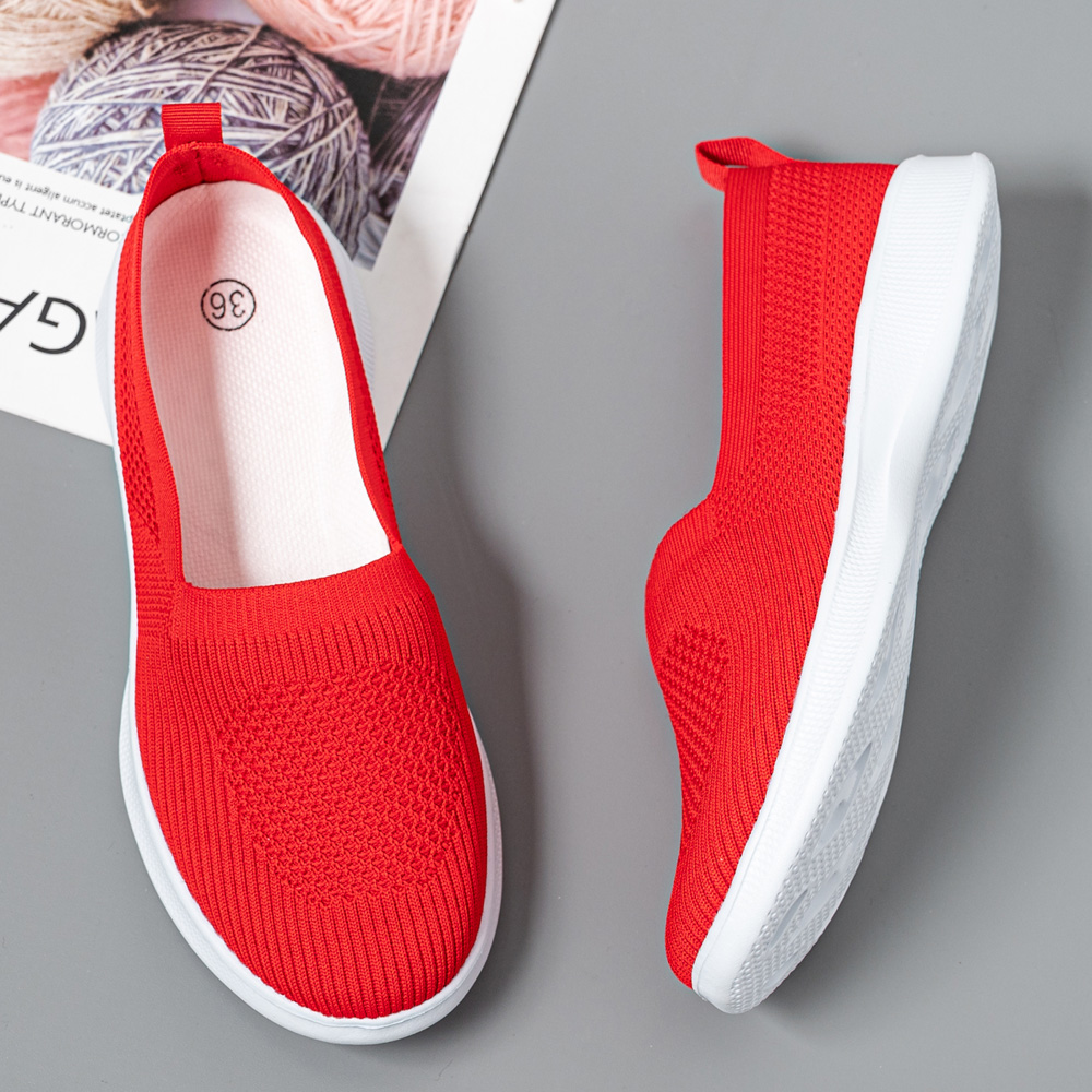 Women Shoes Skechers - Scarpe da donna estive calzino lavorato