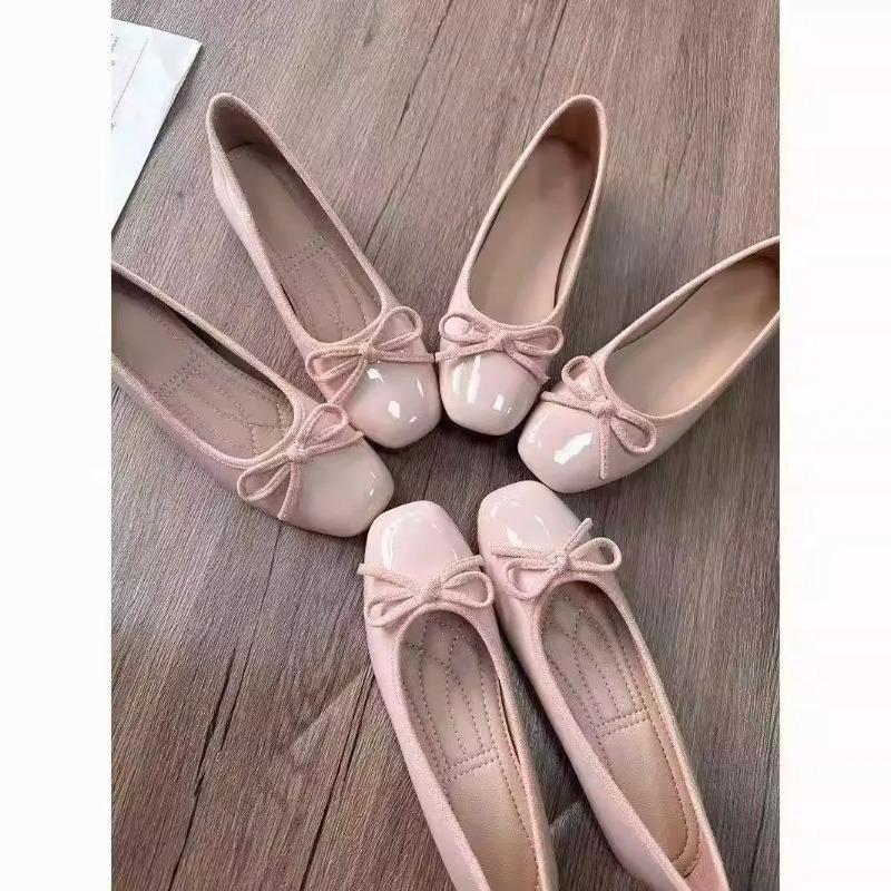 Slingback Pumps Women - Ballerine da Donna con Punta Quadrata