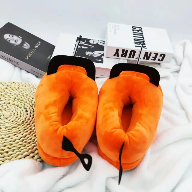 Fluffy Fur Slipper - Anime Chainsaw Man Pochita Pantofola da