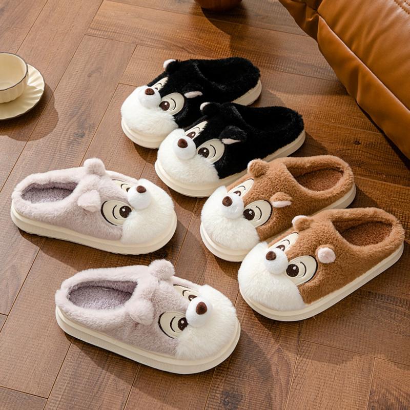 Fluffy Fur Slipper - Pantofole Casual Morbide da Donna, Scarpe