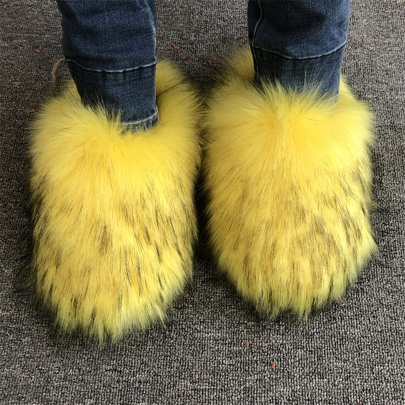 Fluffy Fur Slipper - Nuove Ciabatte da Donna in Finta