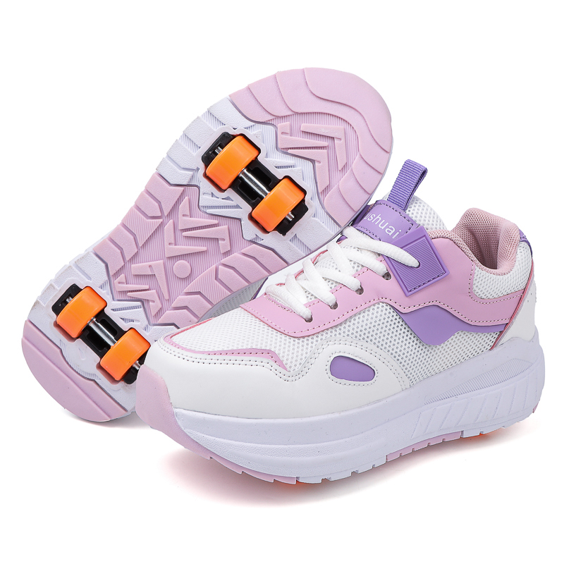 Women'S Shoes To Men'S - Pattini a rotelle per bambini, con
