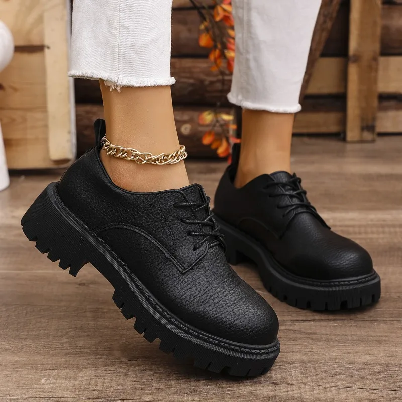 Oxford Lace Up Women - Scarpe da donna di grandi dimensioni,