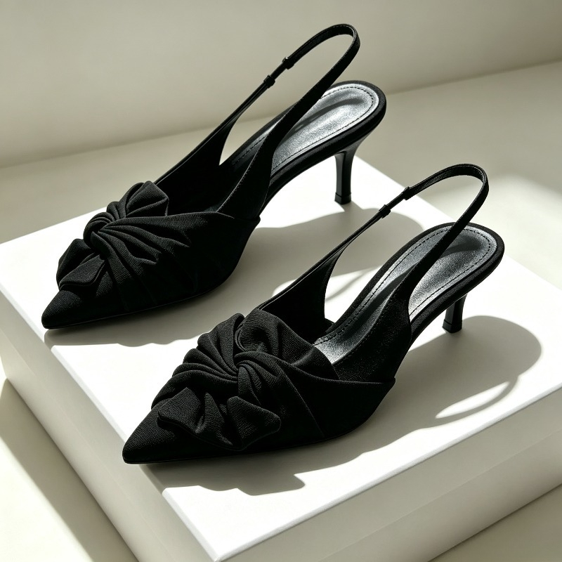 Women Shoes Brand - Eleganti Décolleté a Punta con Fiocco,