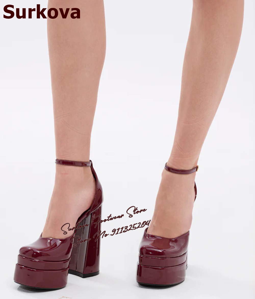 Surkova Décolleté con tacco gr - Women'S Shoes Burgundy recensione e prezzo