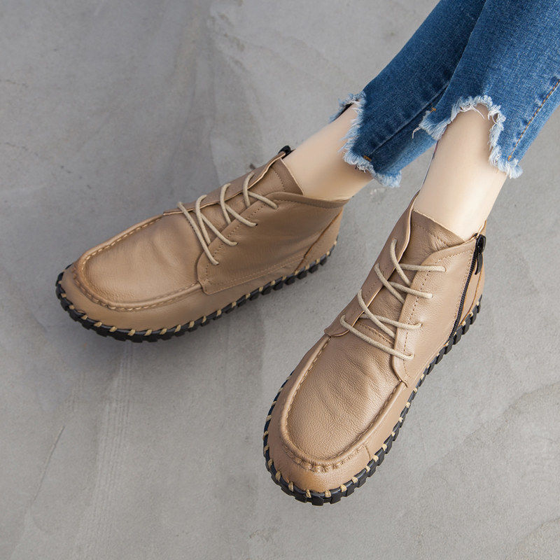 Stivali in vera pelle scarpe o - Oxford Lace Up Women recensione e prezzo