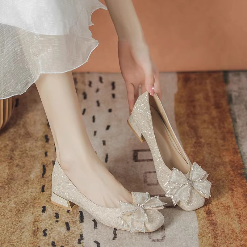 Scarpe da sposa basse con suol - Slingback Pumps Women recensione e prezzo