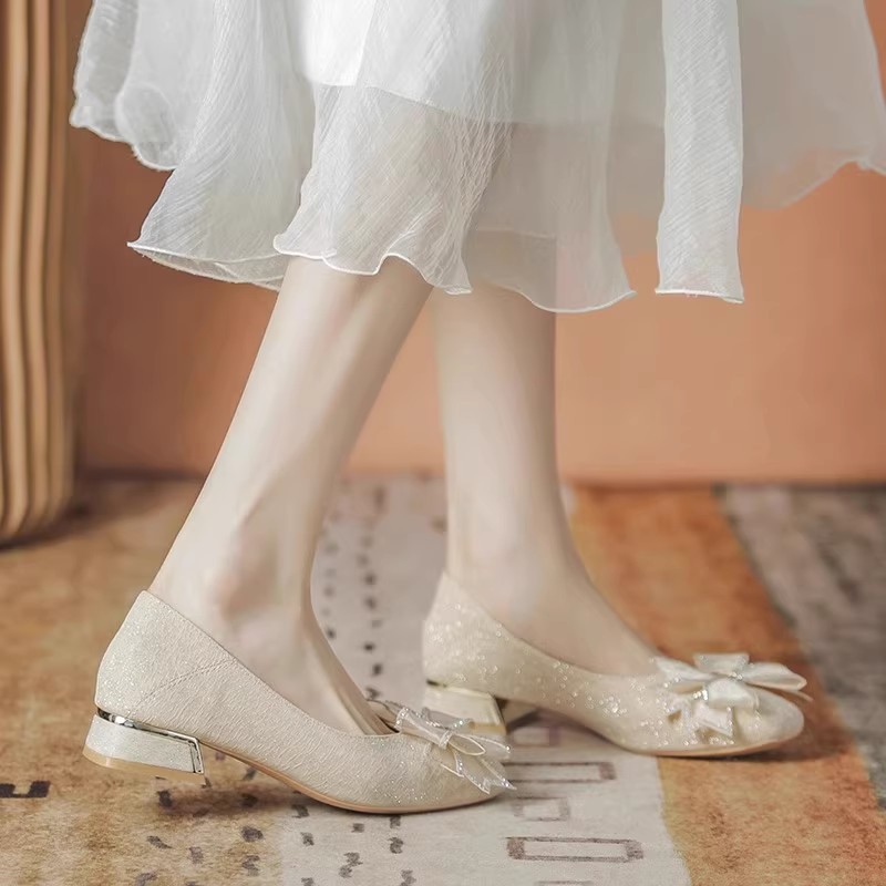 Scarpe da sposa basse con suol - Slingback Pumps Women recensione e prezzo