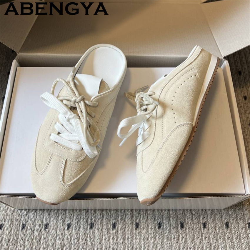 Ciabatte basse casual da donna - Oxford Lace Up Women recensione e prezzo