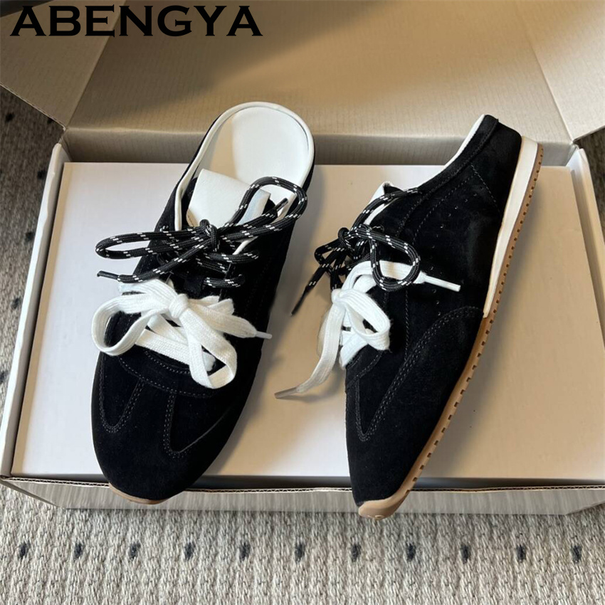 Ciabatte basse casual da donna - Oxford Lace Up Women recensione e prezzo