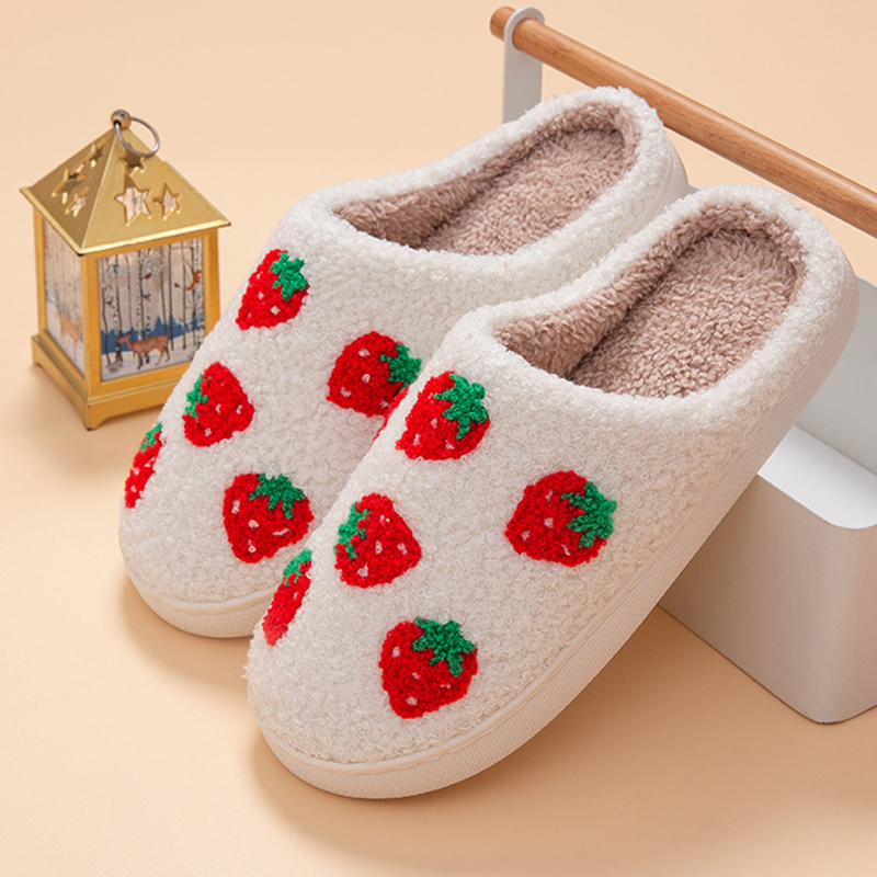 Pantofole da donna Strawberry, - Fluffy Fur Slipper recensione e prezzo