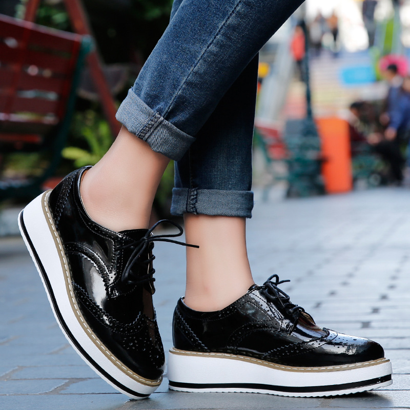 Mocassini da donna scarpe in p - Oxford Lace Up Women recensione e prezzo